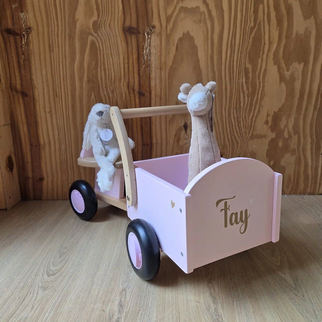 Loop Bakfiets - Roze Naturel