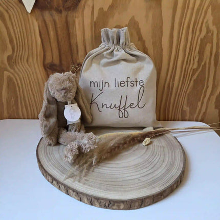 bewaarzak voor de eerste knuffel