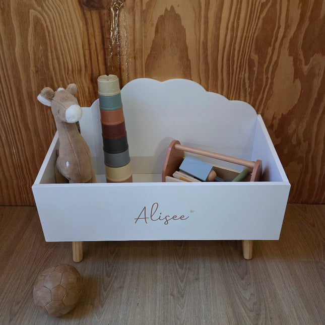 Wit boekenkastje met naam