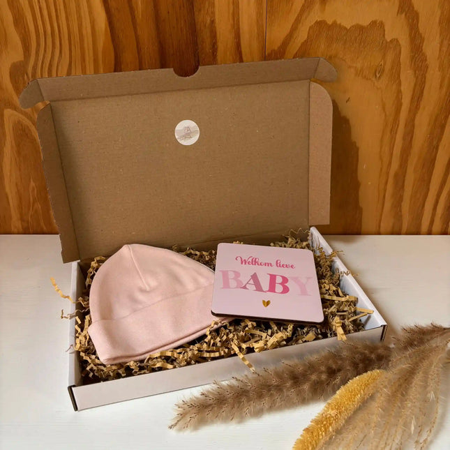 Brievenbus cadeautje | Babymutsje
