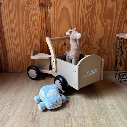 Loop Bakfiets met naam - Zand