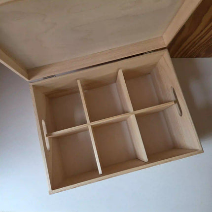 Houten herinneringskist Communie | Communiecadeau met foto (all-over)