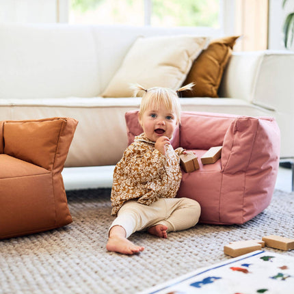 Jollein Beanbag Fauteuil | Kinderstoeltje met naam | Jollein Poef Caramel