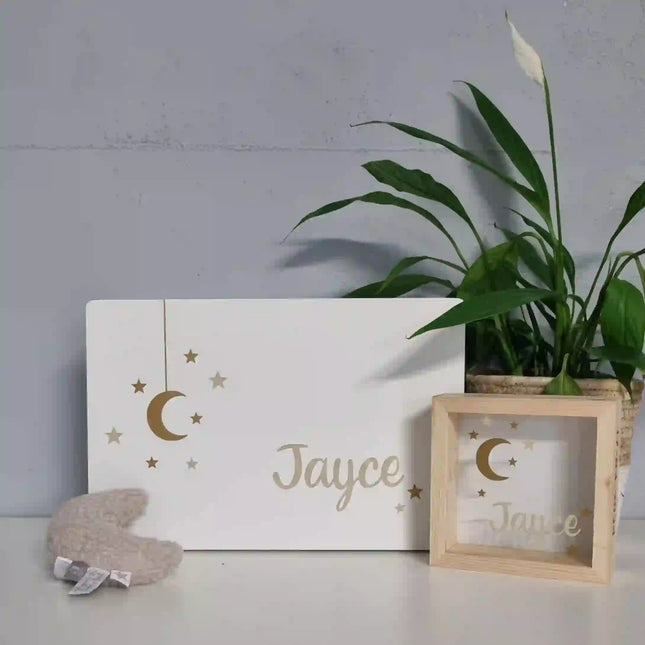 Kraampakket met naam to the moon and back Naturel