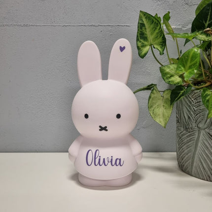 Nijntje Spaarpot met naam Wit | Atelier Pierre Money Box