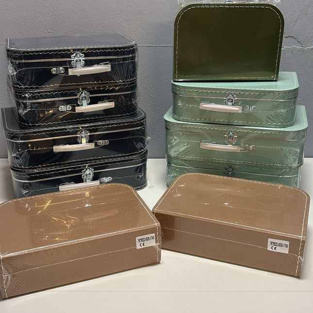 Pakket koffertjes die bij ons uitgaan