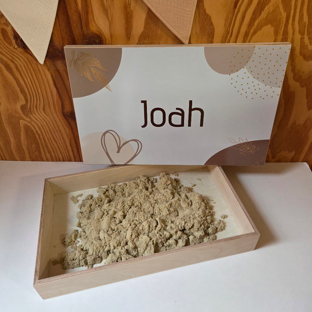 zandbak met naam full colour