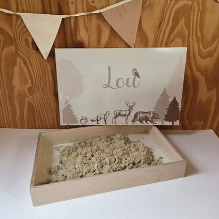 Sensorisch zandbak Bosdieren