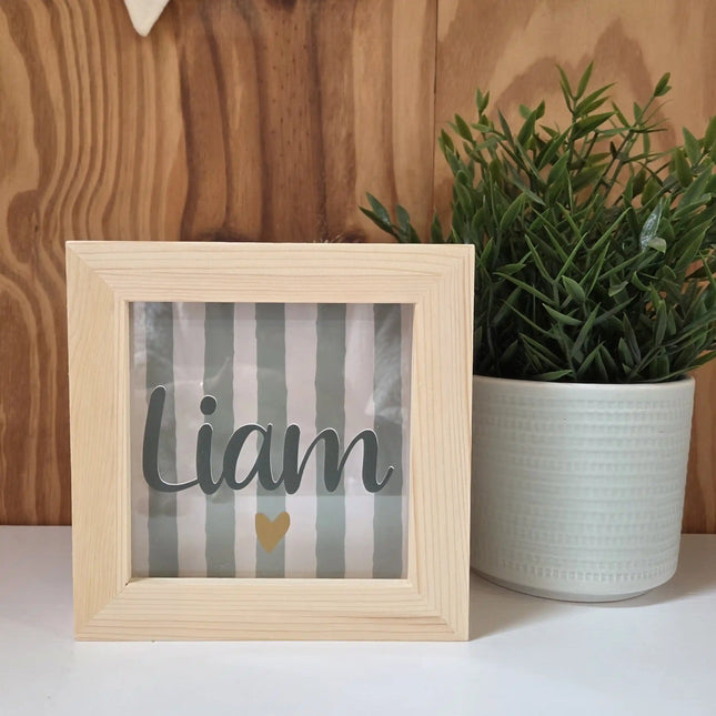 Houten spaarpot en Olifantjes - met naam maken Houten spaarpot en Olifantjes - met naam maken