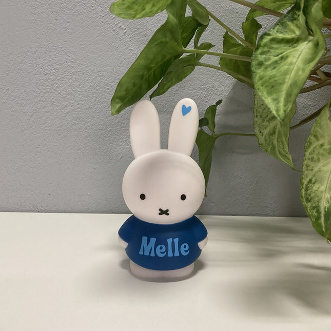 Nijntje spaarpot met naam | Atelier Pierre Money Box Blauw Wit