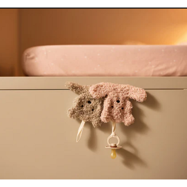 Twee speendoekjes teddy beer