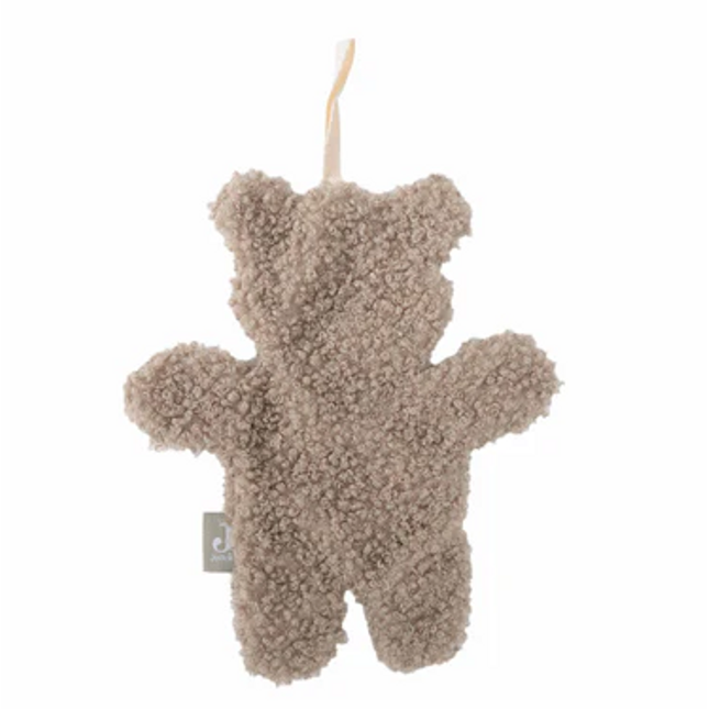 Jollein achterkant van een speendoekje in de vorm van een beer