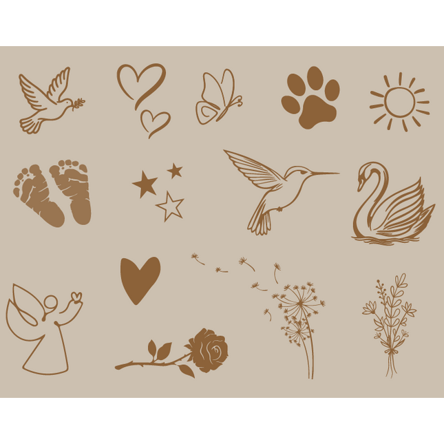 Houten Herinneringskist bij overlijden | met foto en naam