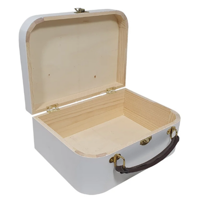 Houten Koffer Naturel