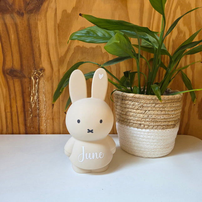Nijntje Spaarpot met naam Sand | Atelier Pierre Money Box
