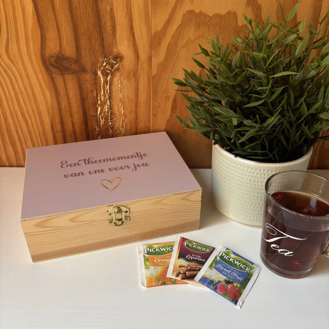 houten theekistje